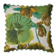 Bonnie and Neil | Cushion 60cm | Wild Pansy Verde Bonnie and Neil | Cushion 60cm | Wild Pansy Verde